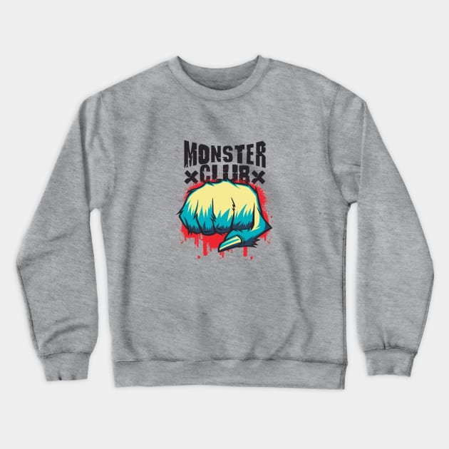 Monster Club Crewneck Sweatshirt by Safdesignx